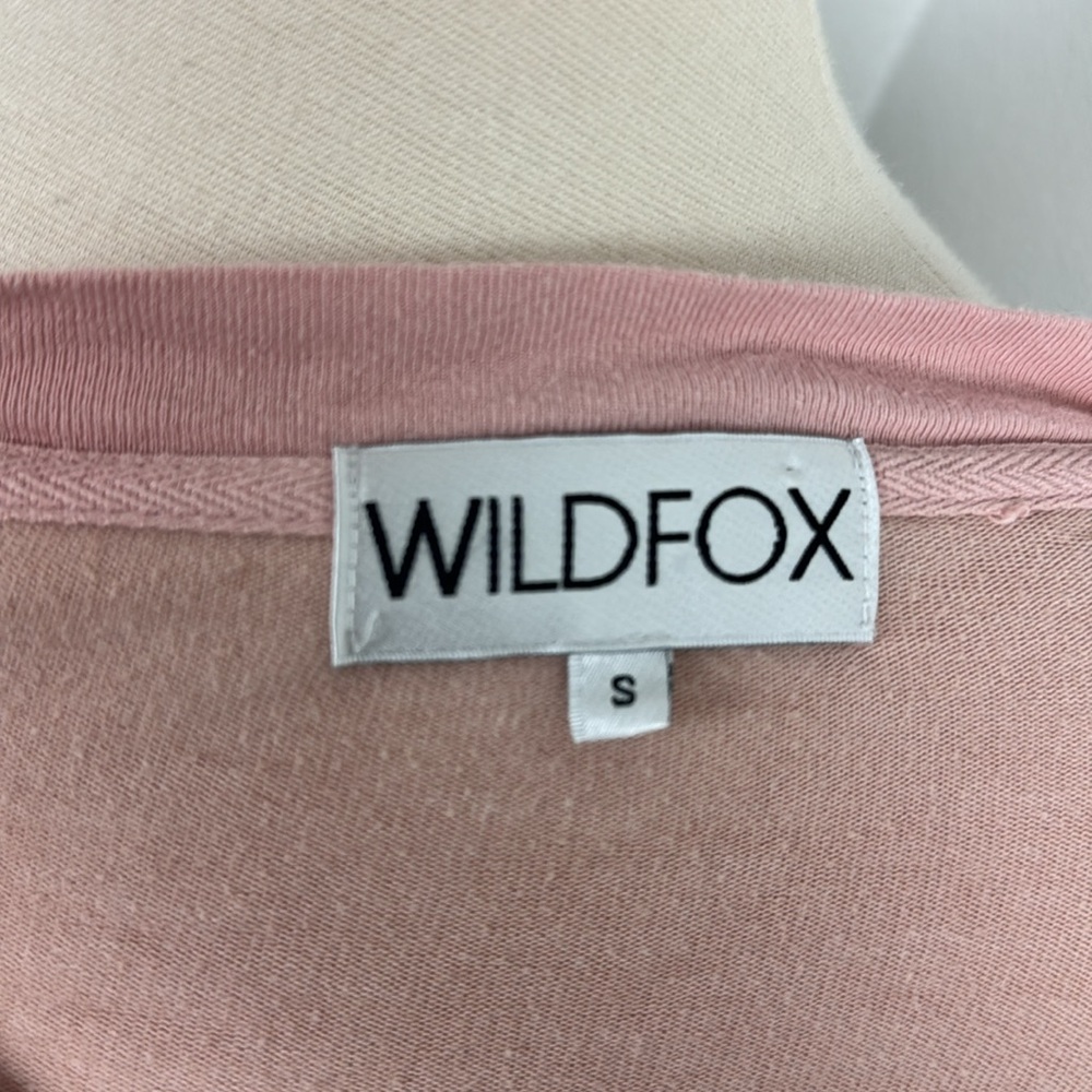 Wildfox Love Potion No 9 Blush Pink Bell Sleeve Sweatshirt Jumper, S - Picture 10 of 12